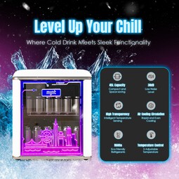 [MYNT] Mynticool Beverage Cooler 45L Mini Bar Chiller Fridge [Free Shipping]